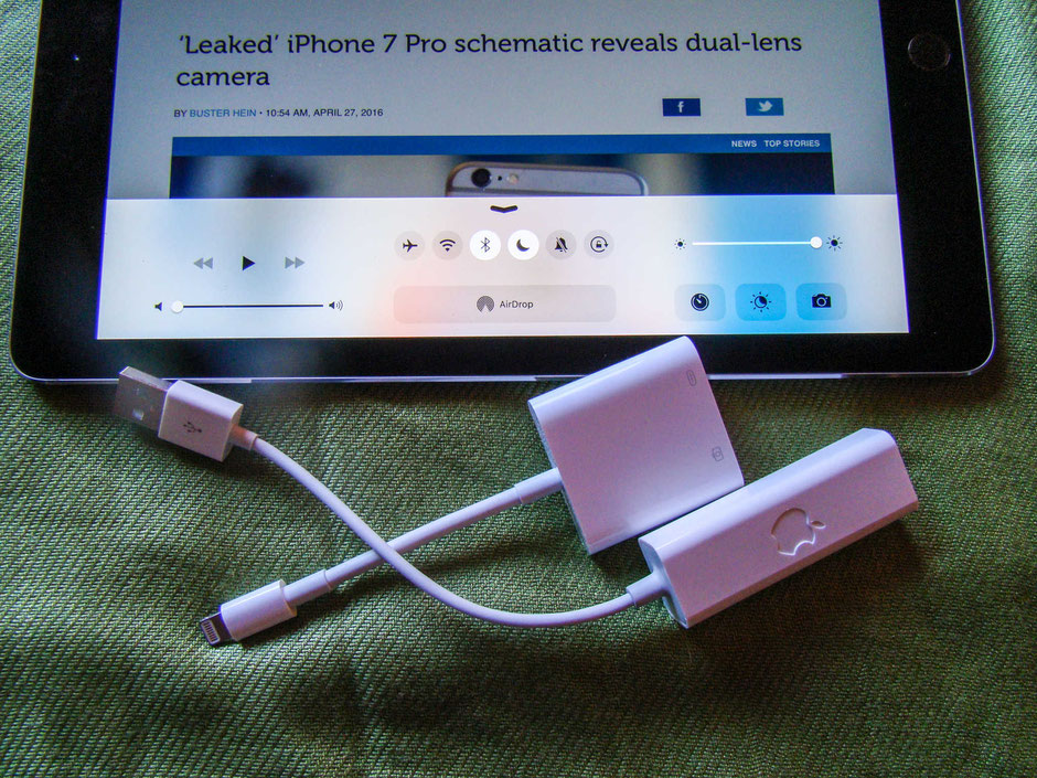 How to make an iPad wired…
